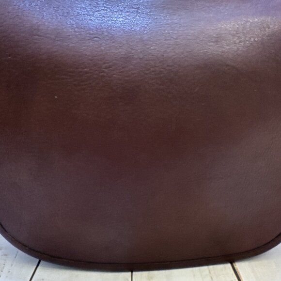 Vintage Coach 1980s NYC Mahogany Classic Pouch Shoulder Bag Purse 9.5x9x4” VGUC* - Picture 2 of 10